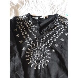 Loulou Embroidered Front And Cuffs. Side Zipper And Button. Size M....